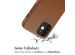 Accezz MagSafe Leather Backcover für das iPhone 12 (Pro) - Sienna Brown