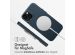 Accezz MagSafe Leather Backcover für das iPhone 13 - Nightfall Blue