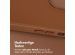 Accezz MagSafe Leather Backcover für das iPhone 13 Pro - Sienna Brown