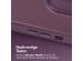 Accezz MagSafe Leather Backcover für das iPhone 14 Pro - Heath Purple