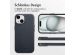 Accezz MagSafe Leather Backcover für das iPhone 15 - Onyx Black