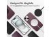Accezz MagSafe Leather Backcover für das iPhone 15 - Heath Purple