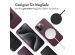 Accezz MagSafe Leather Backcover für das iPhone 15 Pro Max - Heath Purple