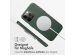 Accezz MagSafe Leather Backcover für das iPhone 15 Pro Max - Cedar Green