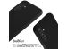 iMoshion Silikonhülle mit Band für das Samsung Galaxy A25 - Schwarz