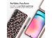 iMoshion Silikonhülle design mit Band für das Samsung Galaxy A25 - Animal Pink