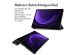iMoshion Design Trifold Klapphülle für das Samsung Tab S9 FE / Tab S9 - Black Marble