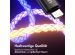 iMoshion Schnellladekabel RGB - USB-A zu Lightning Kabel - 1 Meter 