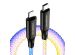 iMoshion Schnellladekabel RGB - USB-C zu Lightning Kabel - 2 Meter