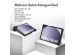 iMoshion Design Trifold Klapphülle für das Samsung Galaxy Tab A9 8.7 Zoll - White Marble