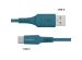 iMoshion Braided USB-C-zu-USB Kabel - 2 Meter - Dunkelblau