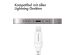 iMoshion Lightning- auf USB-C-Kabel – nicht MFi-zertifiziert – Geflochtenes Gewebe – 0,5 m – Weiß