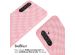 iMoshion Silikonhülle design mit Band für das Samsung Galaxy S23 FE - Retro Pink