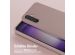 Selencia Silikonhülle mit abnehmbarem Band für das Samsung Galaxy S23 FE - Sand Pink