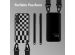 Selencia Silikonhülle design mit abnehmbarem Band für das Samsung Galaxy S23 FE - Irregular Check Black