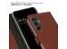 Selencia Echtleder Klapphülle für das Samsung Galaxy S23 FE - Hellbraun