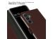 Selencia Echtleder Klapphülle für das Samsung Galaxy S23 FE - Braun