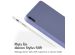 Accezz Liquid Silicone Back Cover mit Stifthalter für das iPad Air 5 (2022) / Air 4 (2020) - Lila