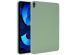Accezz Liquid Silicone Back Cover mit Stifthalter für das iPad Air 5 (2022) / Air 4 (2020) - Hellgrün