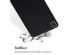 Accezz Liquid Silicone Back Cover mit Stifthalter für das iPad Pro 11 (2018 - 2022) - Schwarz