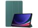 iMoshion Trifold Klapphülle für das Samsung Galaxy Tab S9 11.0 Zoll - Dunkelgrün