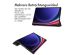 iMoshion Design Trifold Klapphülle für das Samsung Galaxy Tab S9 Plus - Black Marble