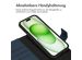 Accezz Premium Leather 2 in 1 Wallet Bookcase für das iPhone 15 Plus - Dunkelblau