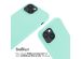 iMoshion Silikonhülle mit Band für das iPhone 15 - Mintgrün