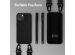 Selencia Silikonhülle mit abnehmbarem Band für das iPhone 15 - Schwarz