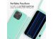 iMoshion Silikonhülle mit Band für das iPhone 15 Pro - Mintgrün