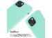 iMoshion Silikonhülle mit Band für das iPhone 15 Plus - Mintgrün