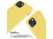 iMoshion Silikonhülle mit Band für das iPhone 15 Plus - Gelb