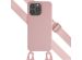 Selencia Silikonhülle mit abnehmbarem Band für das iPhone 15 Pro Max - Sand Pink