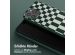 Selencia Silikonhülle design mit abnehmbarem Band für das iPhone 15 Pro Max - Irregular Check Green