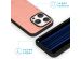 iMoshion Entfernbare 2-1 Luxus Klapphülle für das iPhone 15 Pro - Rosa