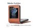 iMoshion Luxuriöse Klapphülle für das Samsung Galaxy Z Flip 5 - Braun