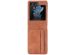 iMoshion Luxuriöse Klapphülle für das Samsung Galaxy Z Flip 5 - Braun