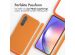iMoshion Silikonhülle mit Band für das Samsung Galaxy A54 (5G) - Orange