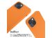iMoshion Silikonhülle mit Band für das iPhone 14 - Orange