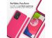 iMoshion Silikonhülle mit Band für das Samsung Galaxy A53 - Rosa fluoreszierend