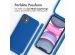 iMoshion Silikonhülle mit Band für das iPhone 11 - Blau