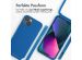 iMoshion Silikonhülle mit Band für das iPhone 13 - Blau