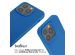 iMoshion Silikonhülle mit Band für das iPhone 14 Pro - Blau
