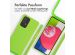 iMoshion Silikonhülle mit Band für das Samsung Galaxy A53 - Grün fluoreszierend