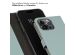 Selencia Echtleder Klapphülle für das iPhone 15 Pro Max - Air Blue