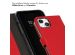 Selencia Echtleder Klapphülle für das iPhone 15 - Rot