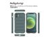 iMoshion EasyGrip Back Cover für das iPhone 12 - Dunkelgrün