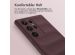 iMoshion EasyGrip Back Cover für das Samsung Galaxy S23 Ultra - Aubergine