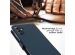 Selencia Echtleder Klapphülle für das Samsung Galaxy A14 (5G/4G) - Blau