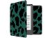 iMoshion Design Slim Hard Case Sleepcover Klapphülle für das Amazon Kindle (2022) 11th gen - Green Leopard
